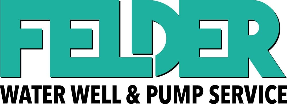 The image shows the logo for Felder Water Well & Pump Service. The word 