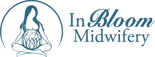 A solid teal-colored rectangle fills the entire image, evoking the calming and supportive environment offered by Inbloom Midwifery for maternity care. No other objects, patterns, or text are visible. - Market Design Team: Define. Structure. Expand.