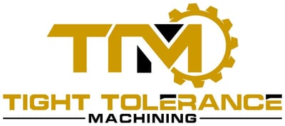 Logo for Tight Tolerance Machining, featuring the initials 