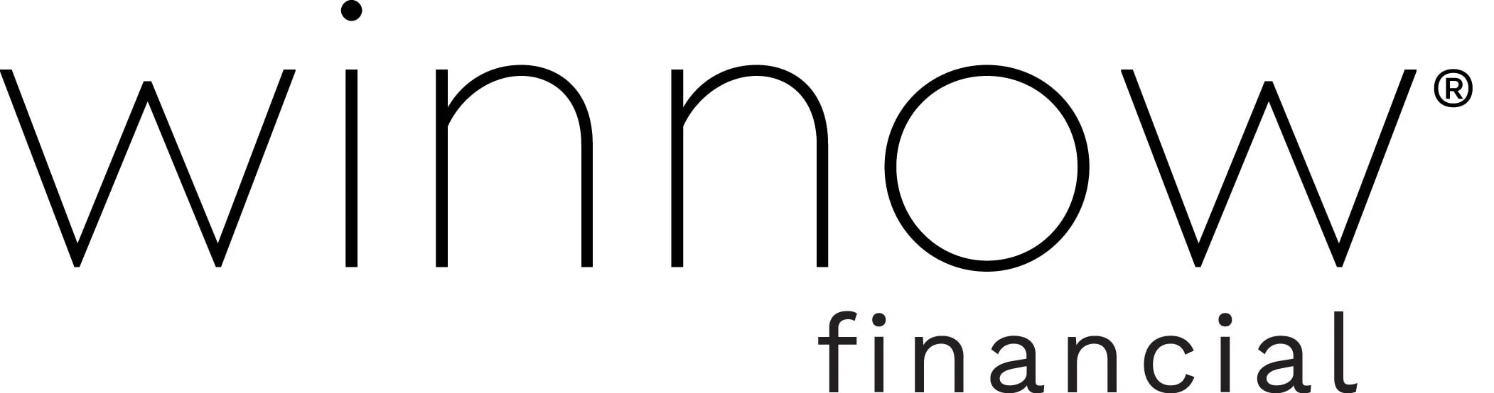 The image displays the Winnow Financial logo, featuring 